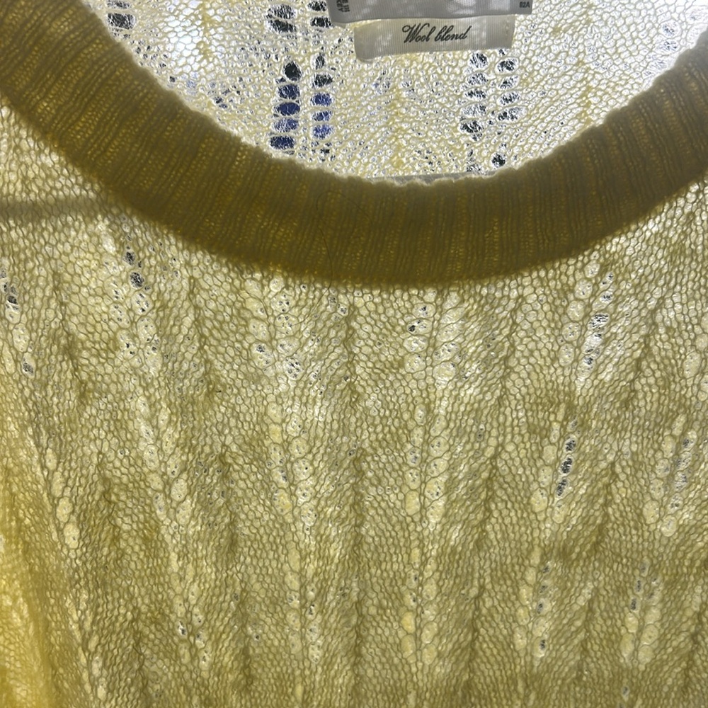Mango Yellow Crew Neck Sweater - Picture 6 of 6